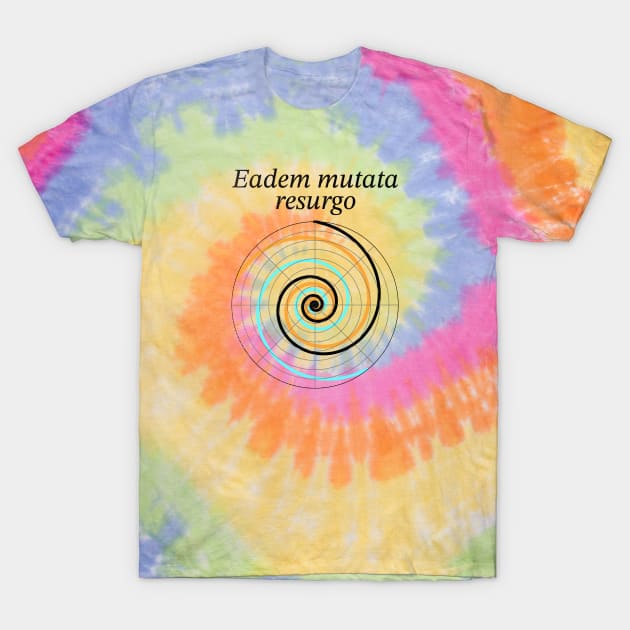 Bernoulli Spiral: eadem mutata resurgo T-Shirt by Blacklinesw9